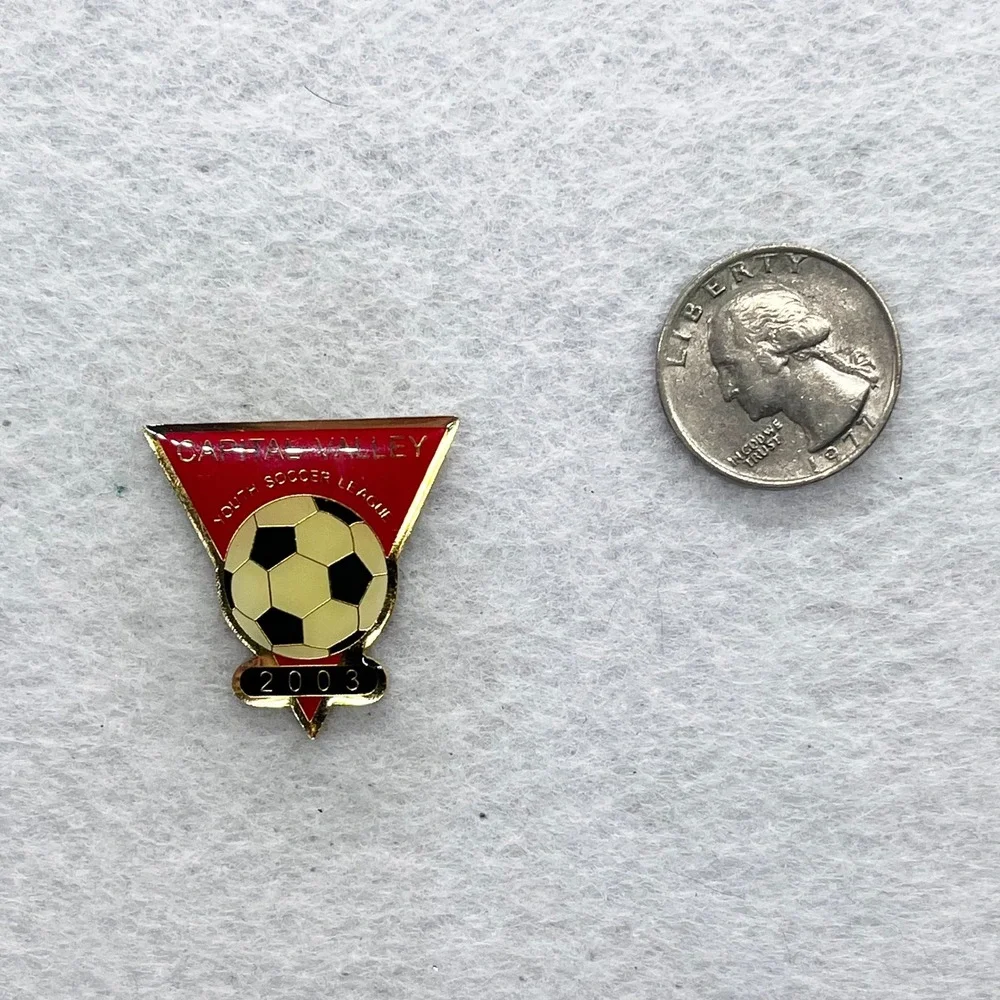 🔮 5/$25 Vintage Capital Valley‎ Youth Soccer League 2003 Pin